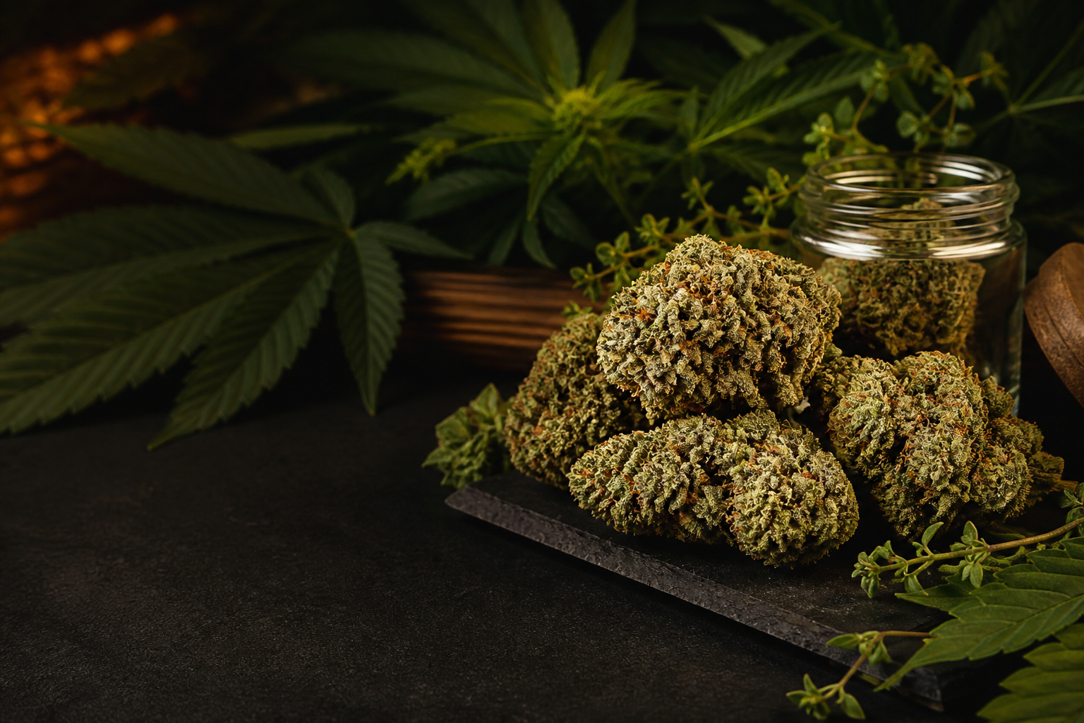 Strawberry cannabis flower